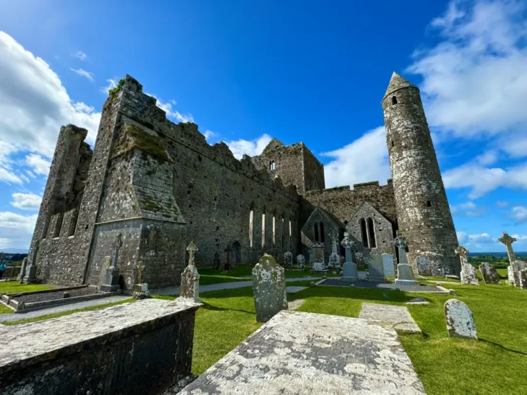 The Rock of Cashel on its limestone hill in County Tipperary